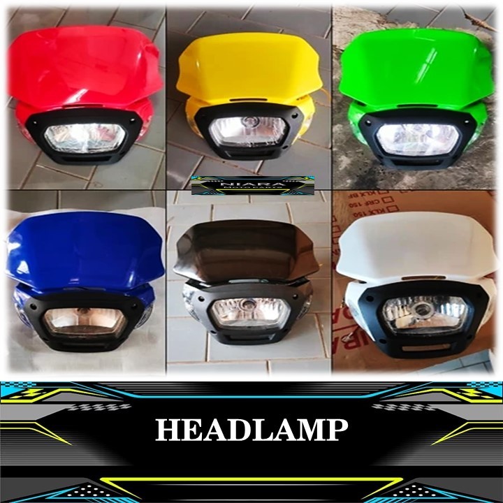 Headlamp trail old Reflektor Batok Lampu depan trail jadul ts jadul ts 125 trail vintage