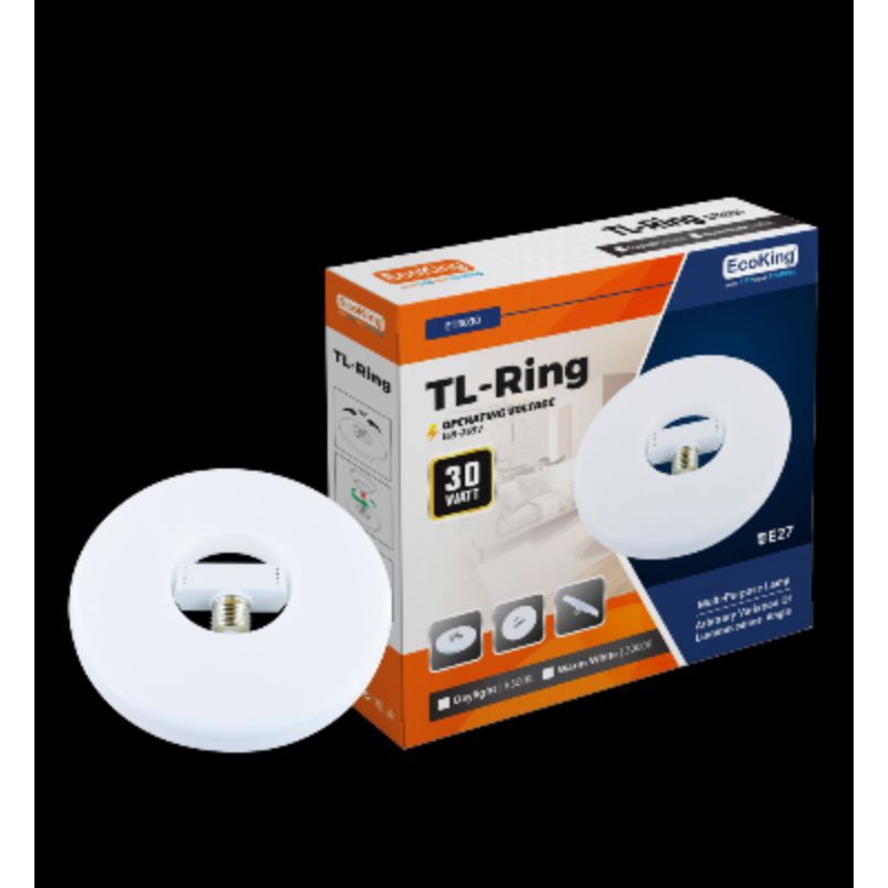 EcoKing TL RING, 30watt, 40watt white