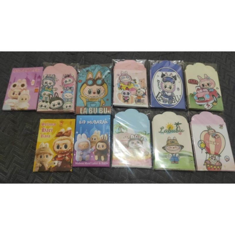 

amplop lebaran motif labubu 10 pcs