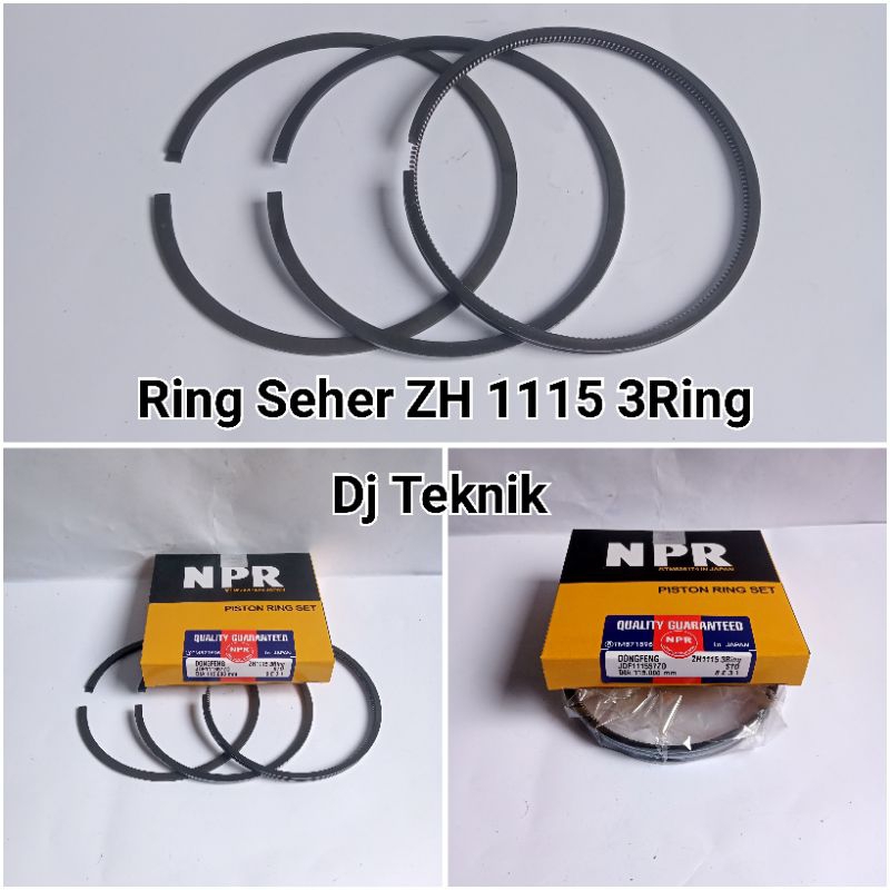 RING PISTON ZH 1115 3R / RING SEHER ZH 1115 3R UNTUK MESIN JIANGDONG 24 PK