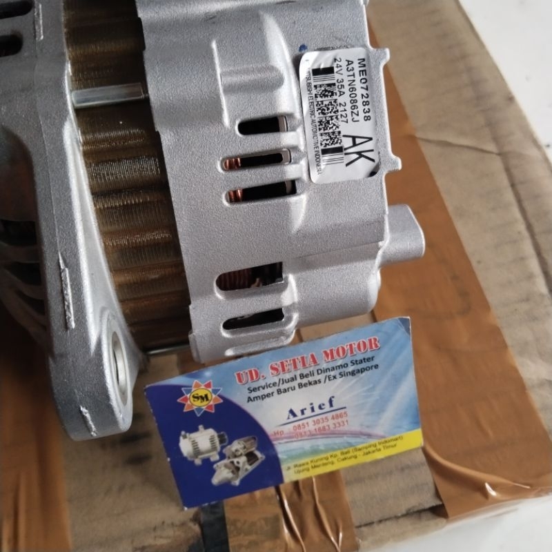 dinamo ampere amper alternator fuso ganzo ganjo 220ps fiqter ps190