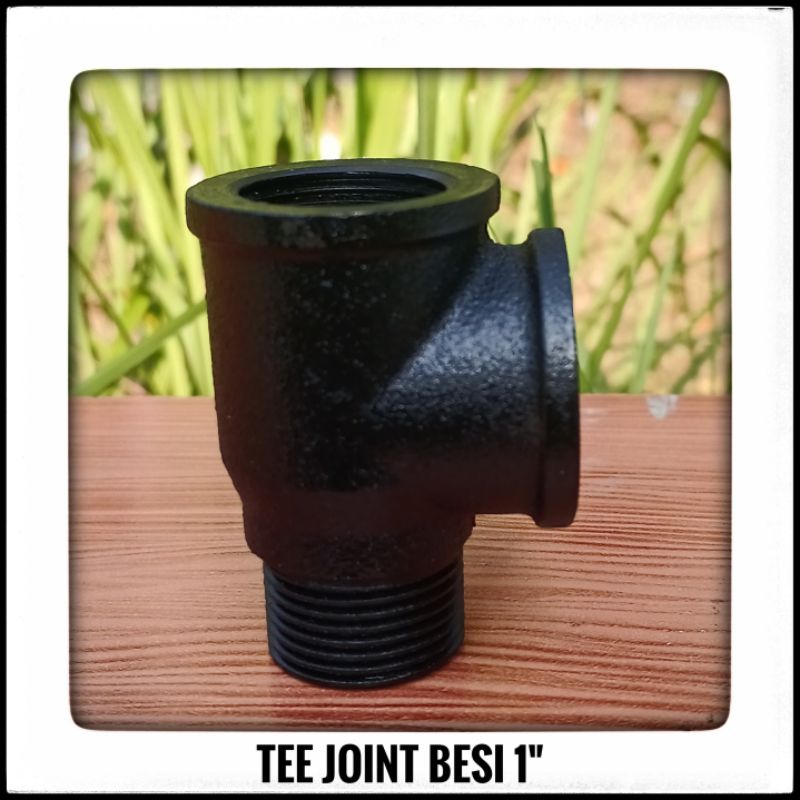 t besi 3 way 1" konektor tabung pompa air