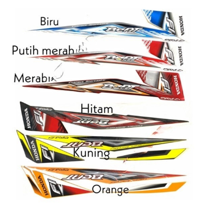 Stiker Striping Beat FI 2014