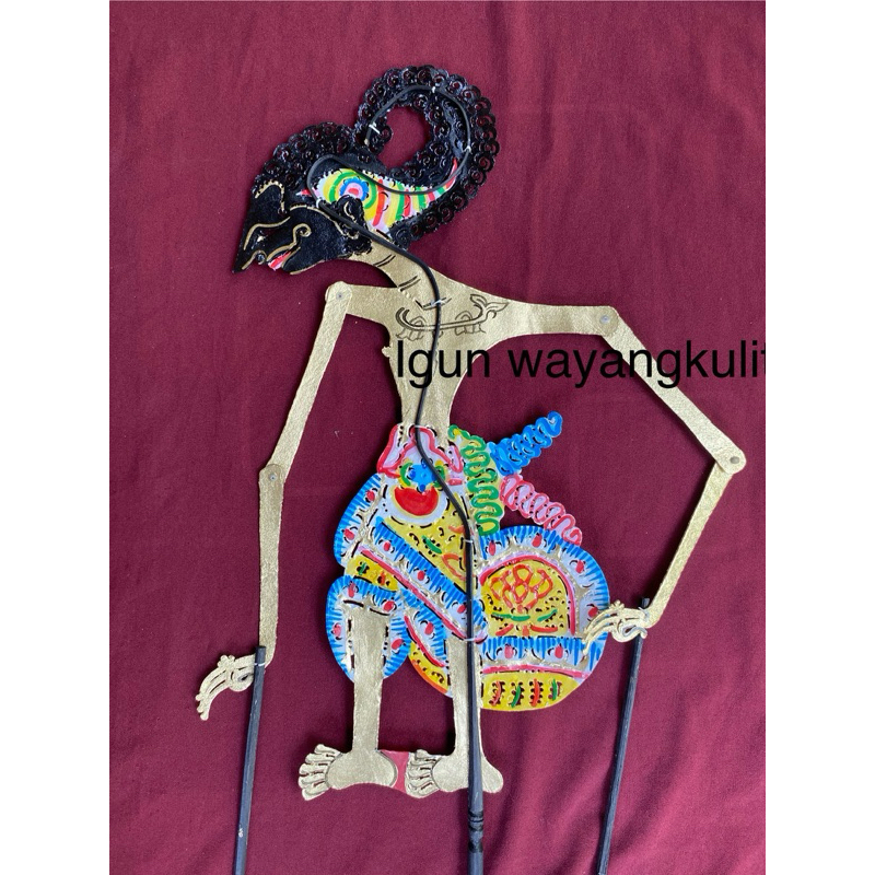 wayang kulit asli murah janoko/arjuna/janoko wayang kulit