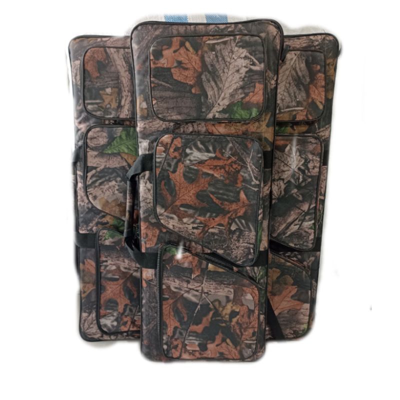 Tas senapann camo murah bulpup/predator model kotak 80cm busa tebal