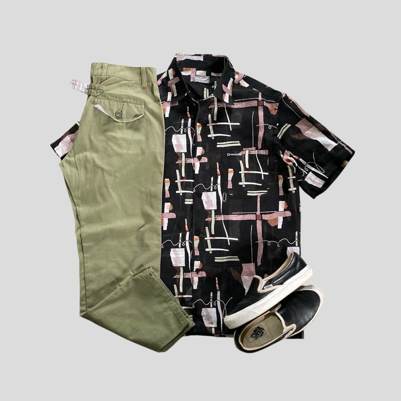 crocodile patter shirt second