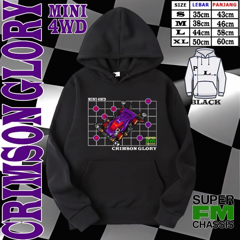 sweater hoodie anak laki-laki tamiya mini 4wd