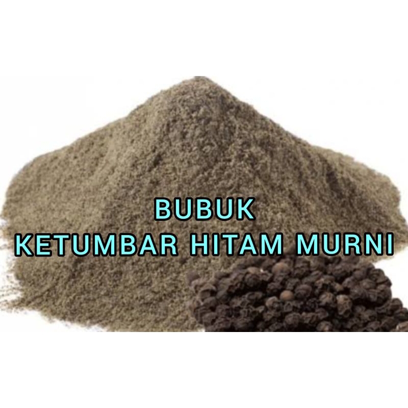 

BUBUK KETUMBAR HITAM MURNI Rp 9.500. / 250 gram