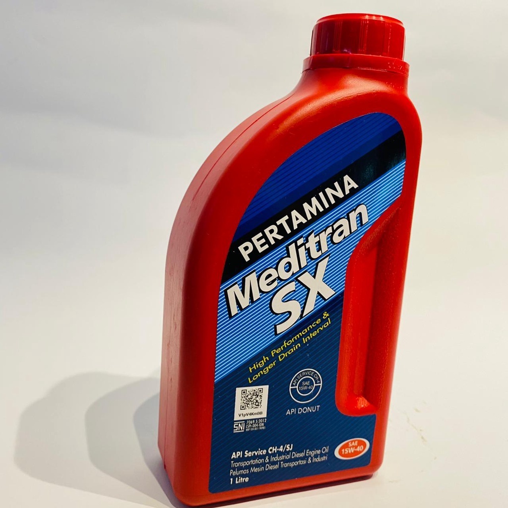 OLI MEDITRAN SX SAE 15W/40 1 LITER ASLI 100% PERTAMINA