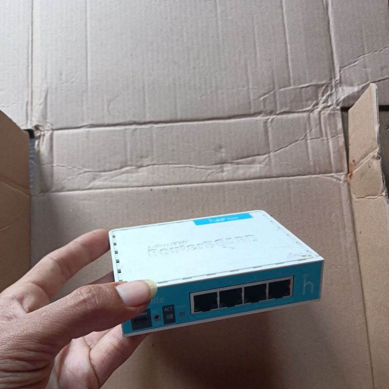 Mikrotik RB941-2nD normal Mulus Plus ADAPTOR