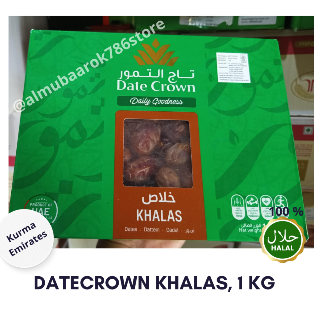 

Kurma Datecrown Khalas 1kg