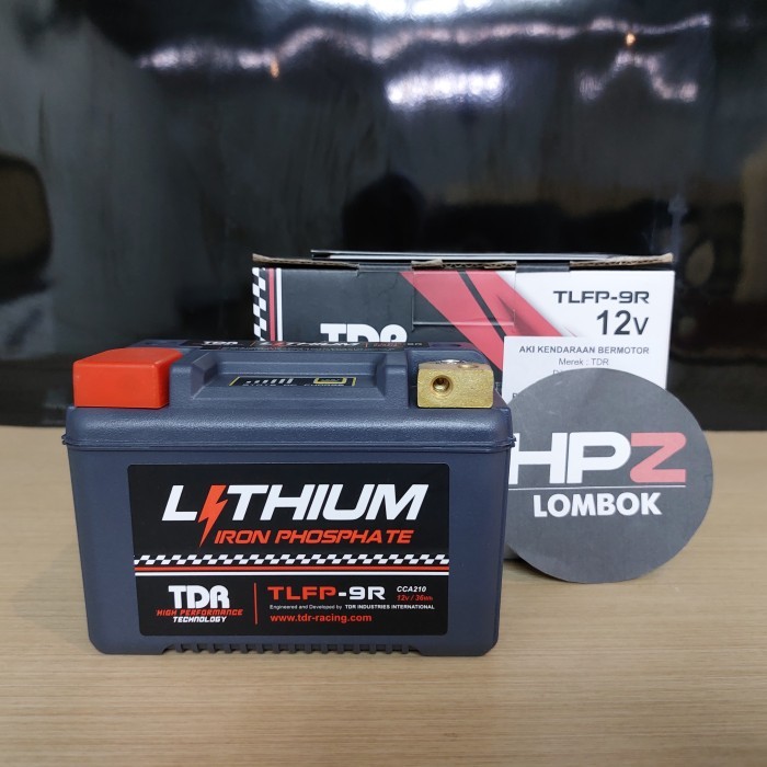 Aki TDR lithium TLFP-9R Original For Xmax-MT25-R25-Ninja 250-Xmax Connected-WR 250