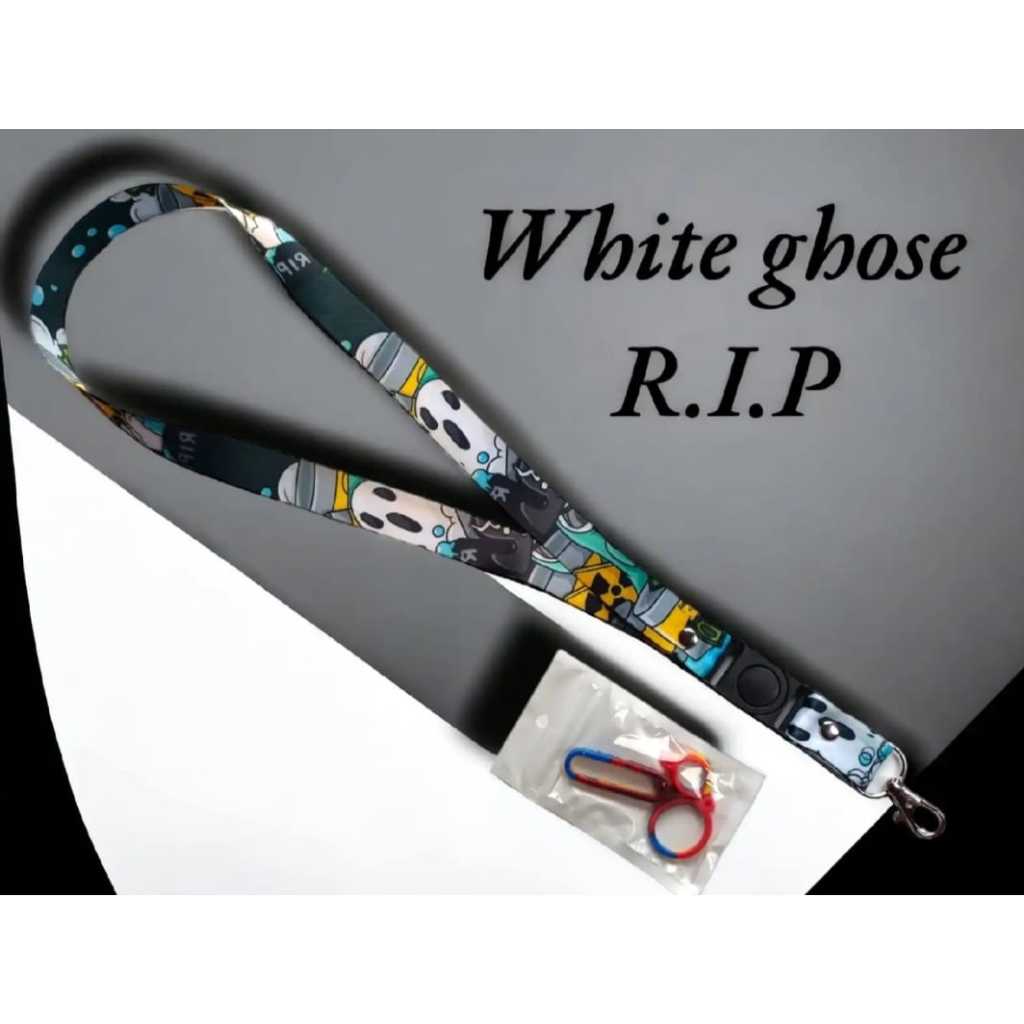 

Gantungan tali lanyard R.I.P/Gantungan kunci/Name Tag dan ID Card Free 0 ring 3pcs bisa ukuran 2cm Full Printing Luar dalam 100% original