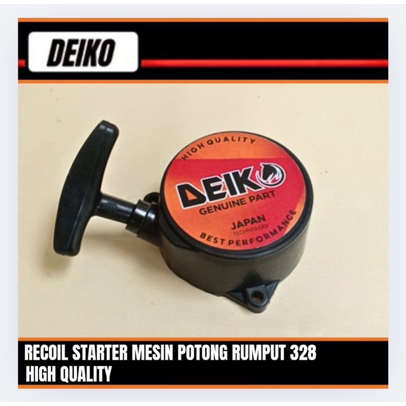 Recoil Stater Mesin Potong Rumput 328 Tarikan Tali Stater 328 Deiko