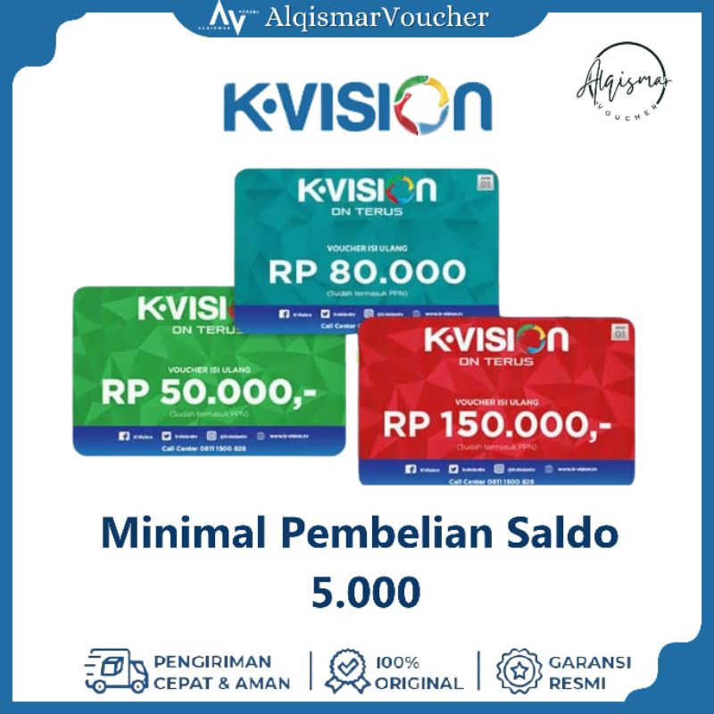 TV VOUCHER Saldo K-Vision 50.000