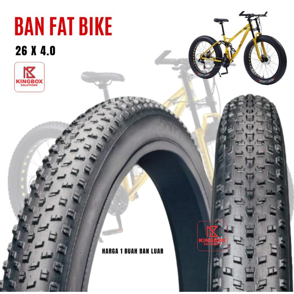 Ban Luar Sepeda Fatbike 26 x 4.0