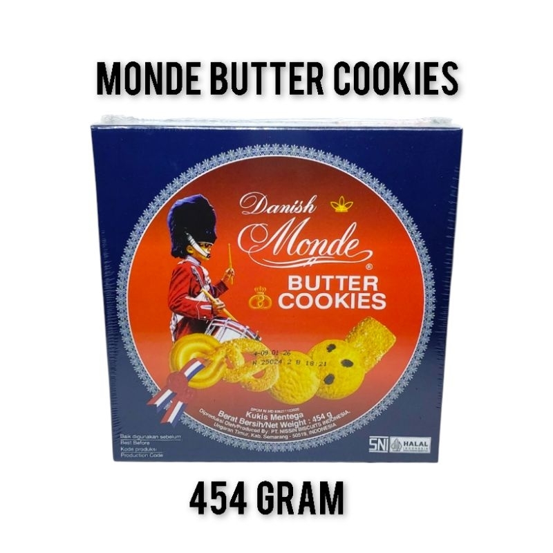 

Danish Monde Butter Cookies 454 Gram