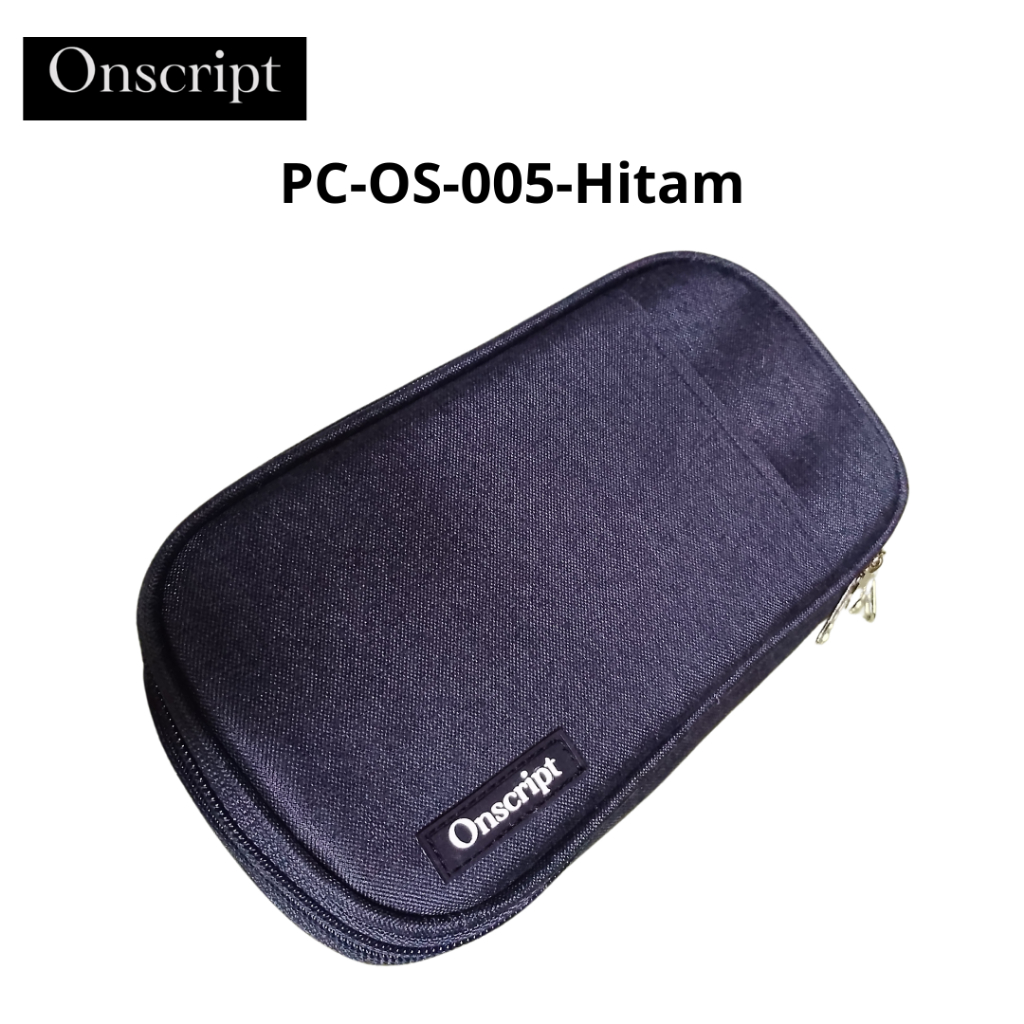 

Kotak Tempat Pensil Pencil Case Onscript PC-OS-005 Hitam