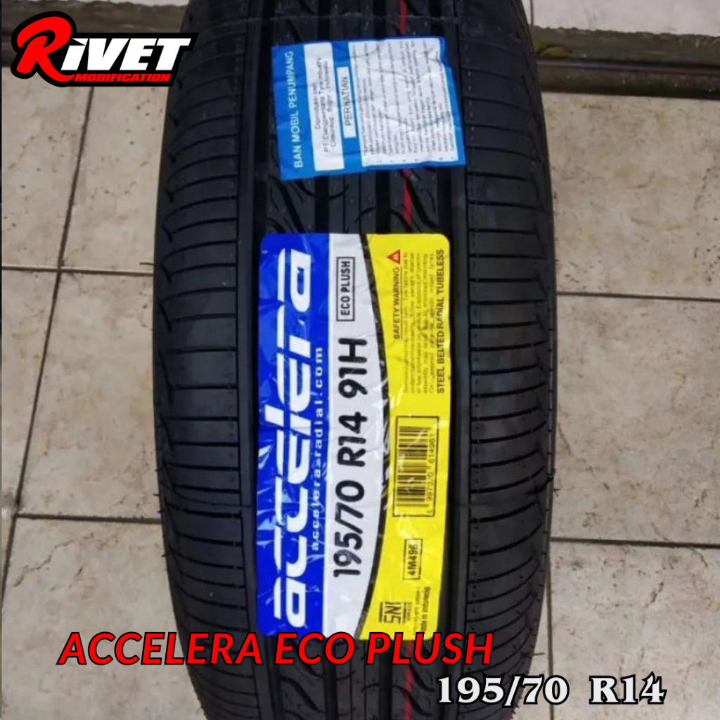 BAN ACCELERA 195 70 R14 UNTUK AVANZA,XENIA,SIGRA,CALYA DLL BAN MOBIL TUBELESS
