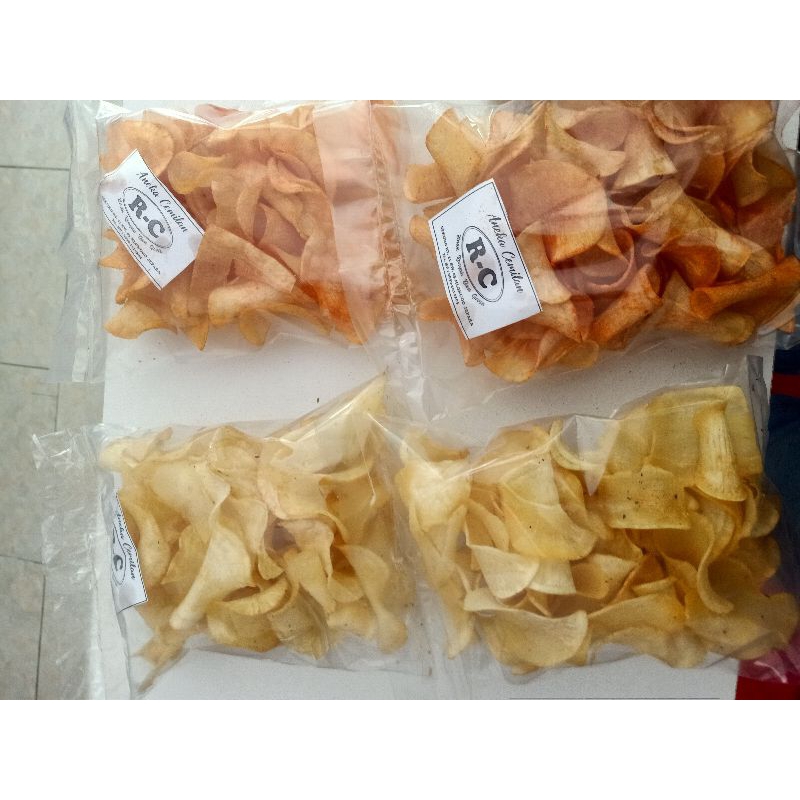 

Keripik singkong homemade 250gr cemilan singkong