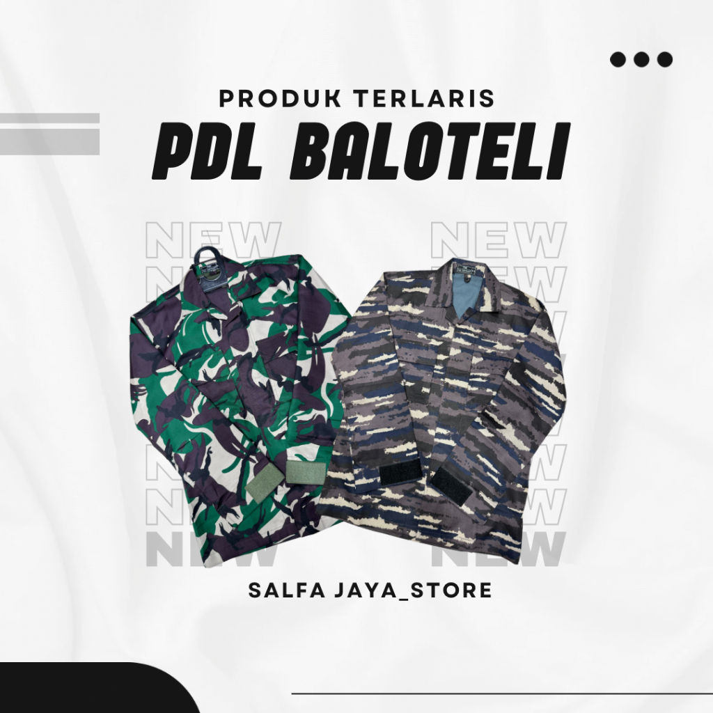 PDL TNI BALOTELI+PURING (LAPISAN DALAM), SERAGAM PDL TNI AU/AD/AL