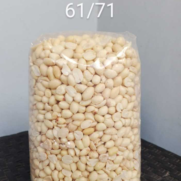 

Kacang Tanah Kupas Mentah - Ukuran Kecil 61/71