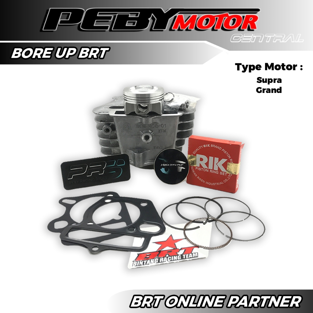 Paket Bore Up BRT Grand Supra X Fit Astrea WIN C100 Legenda Cast Iron