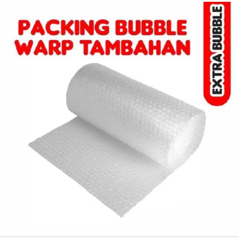 

bubble wrap tambahan packing agar lebih aman