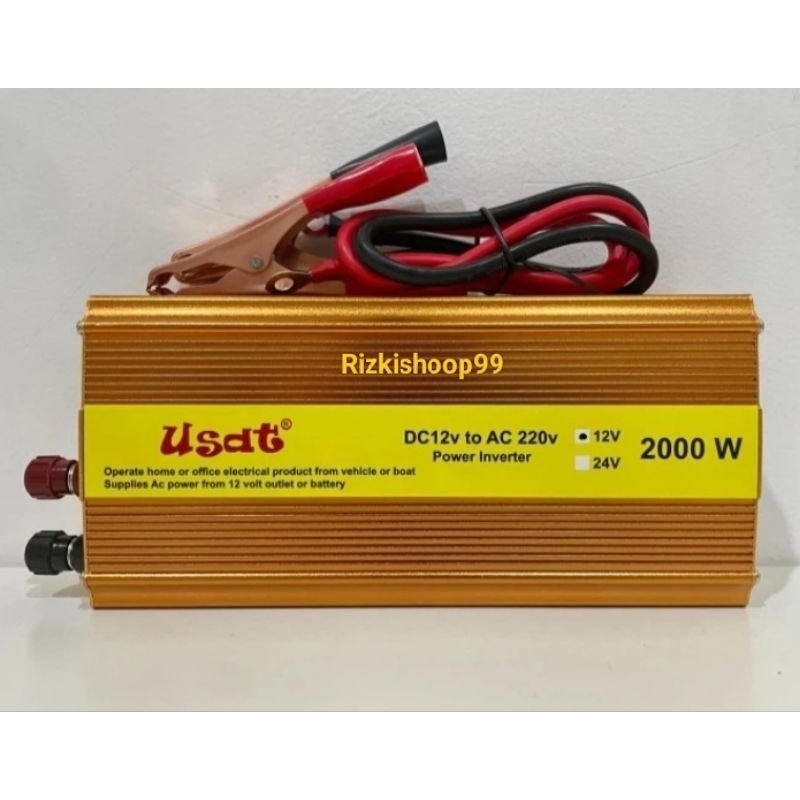Power Inverter 2000 Watt / 2000W DC To AC