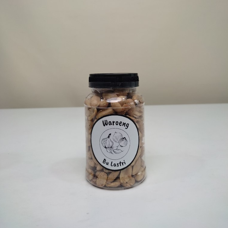 

Kacang Goreng Bu Lastri Murni 100% Kacang Tanah Premium Ukuran Toples 300ml