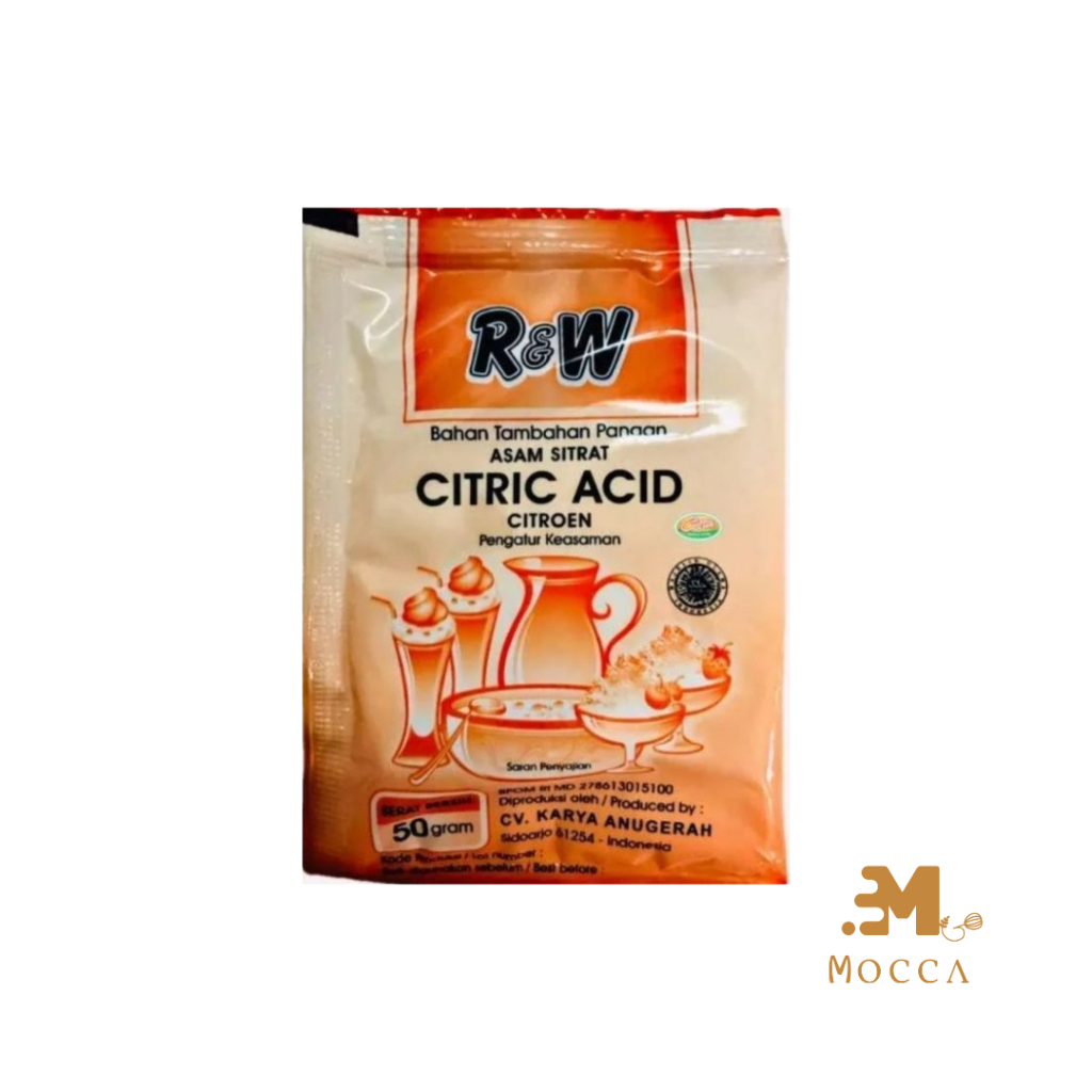 

R&W CITRIC ACID / ASAM SITRAT 50GR