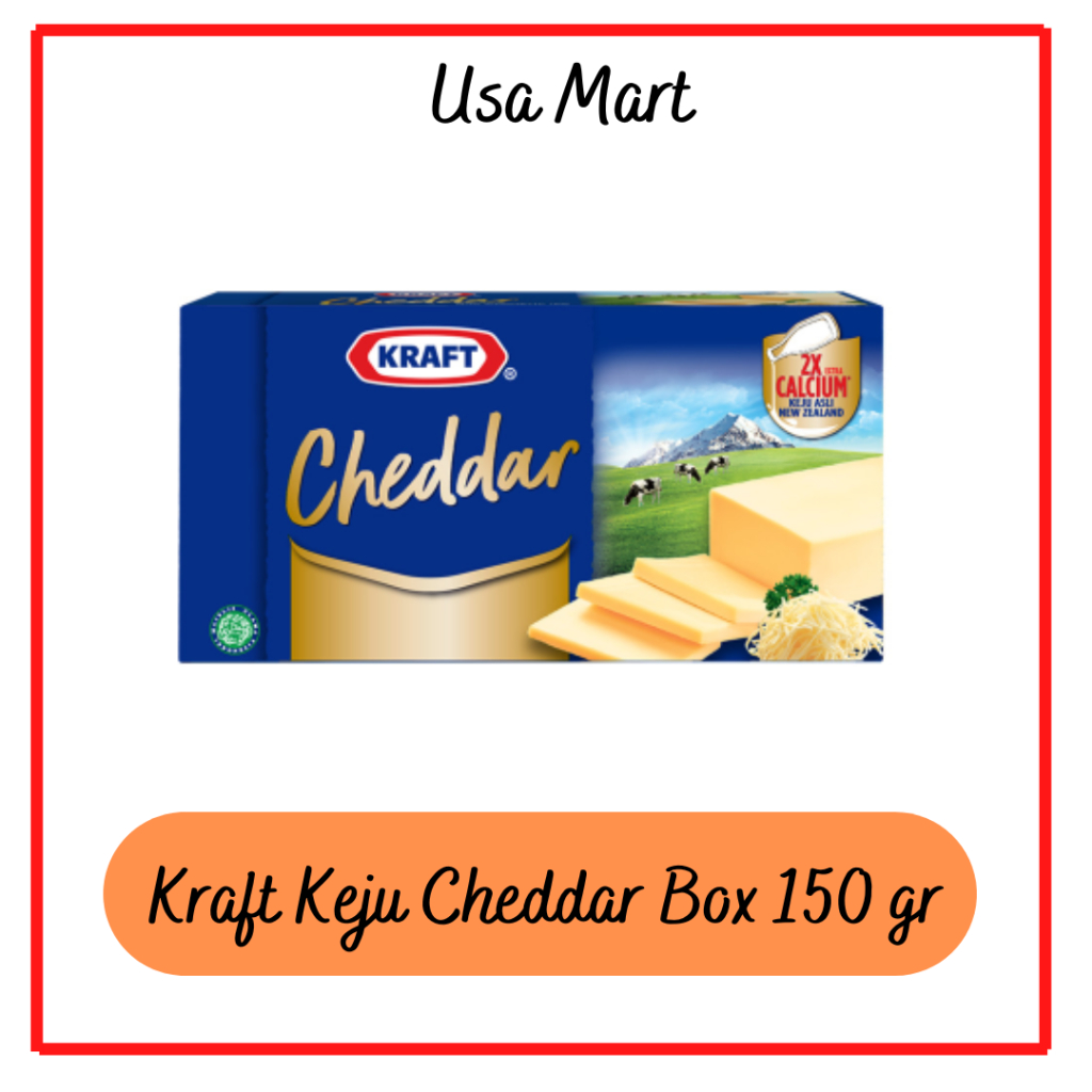 

KRAFT Keju Cheddar Box 150 gram