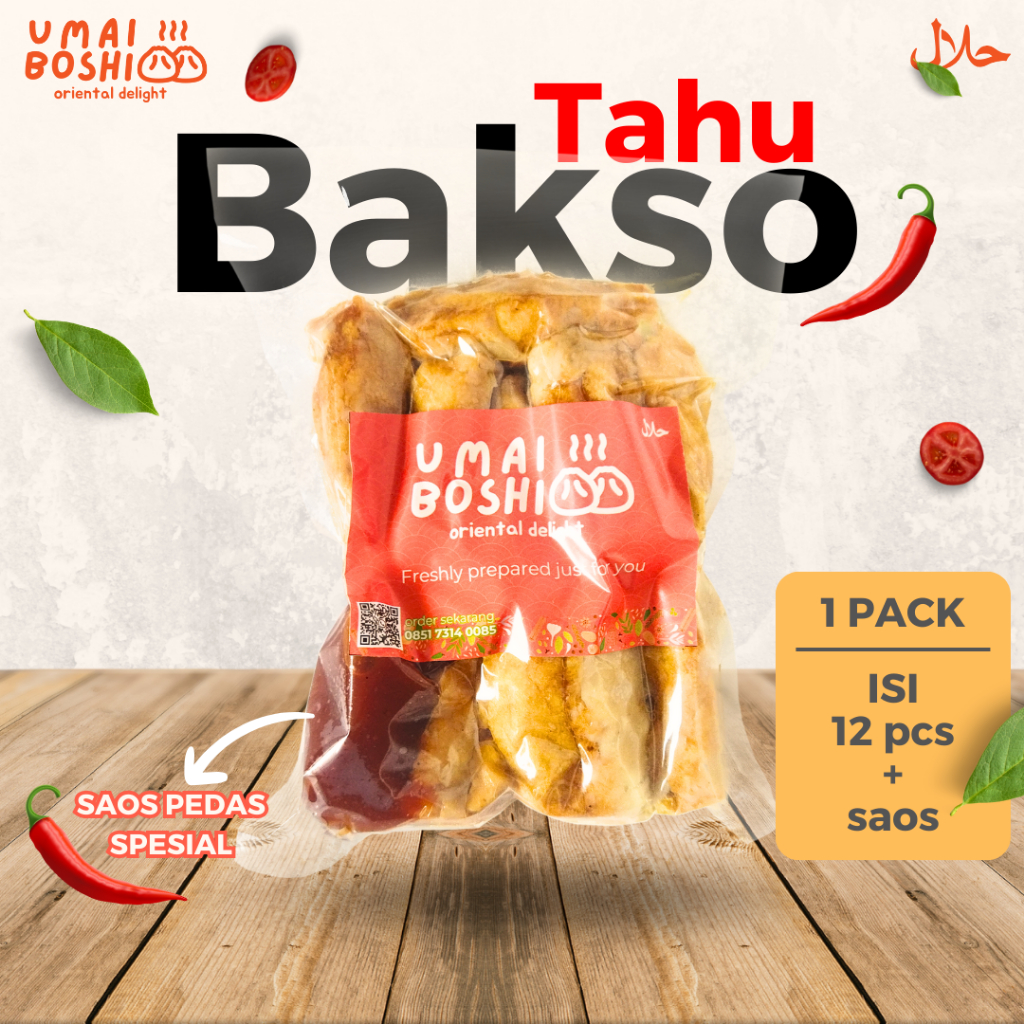 

Tahu Bakso Frozen Homemade Siap Saji Isi 12 Pcs + Saus Spesial