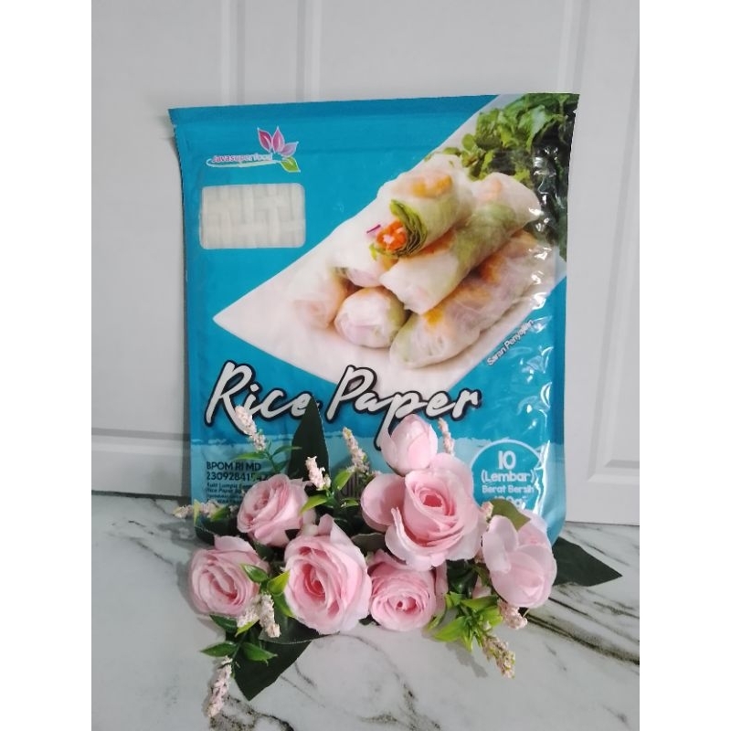 

Rice paper bentuk bulat dan kotak isi 5,10