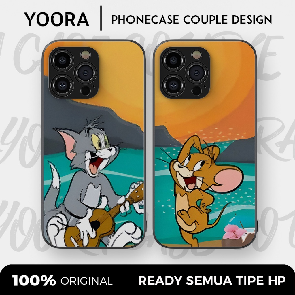 [TJ07] Custom Case Couple Tom and Jerry Premium Bisa Untuk Semua Tipe Hp