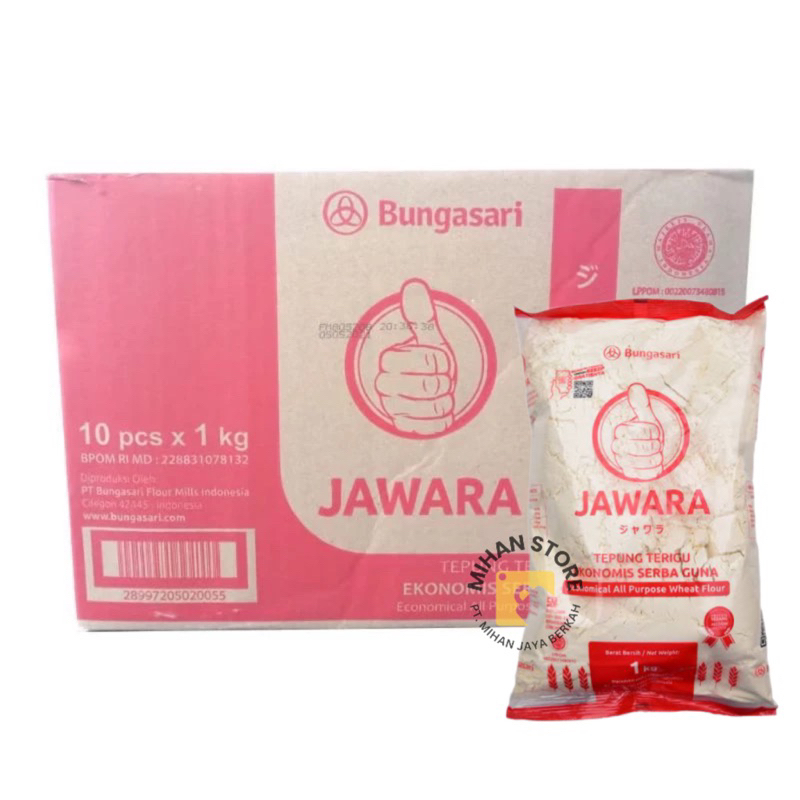 

JAWARA Tepung Terigu Serbaguna 1 Kg (Karton)