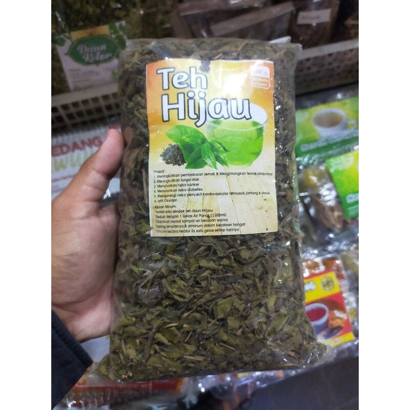 

Teh hijau - green tea - original tanpa campuran - teh hijau murni - teh herbal