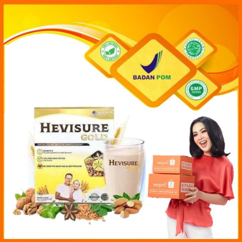 

HEVISURE Gold Milk Susu Diabetes Herbal Alami Original