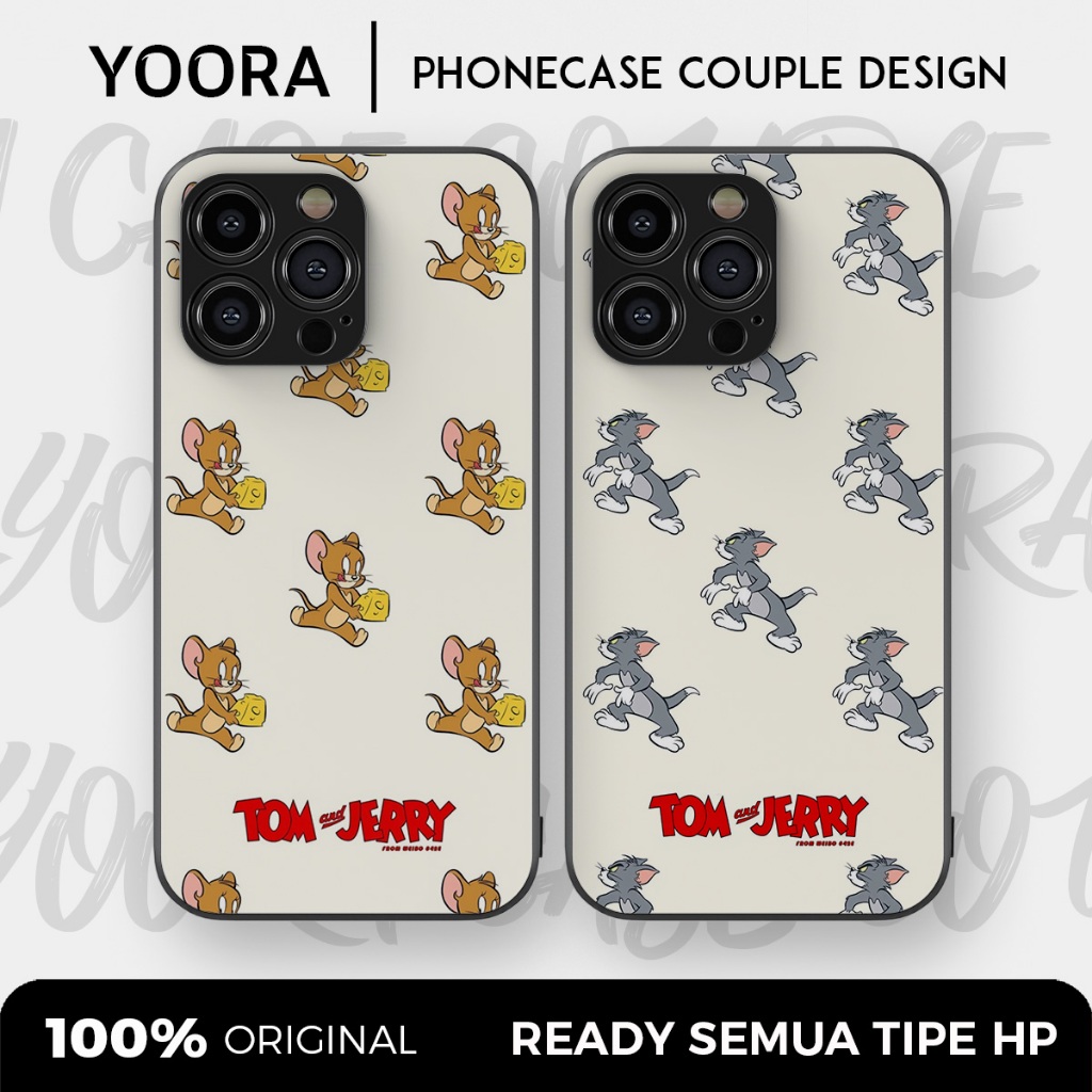 [TJ17] Custom Case Couple Tom and Jerry Premium Bisa Untuk Semua Tipe Hp