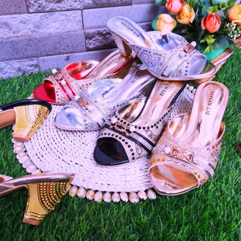 Sandal heels kebaya pesta an