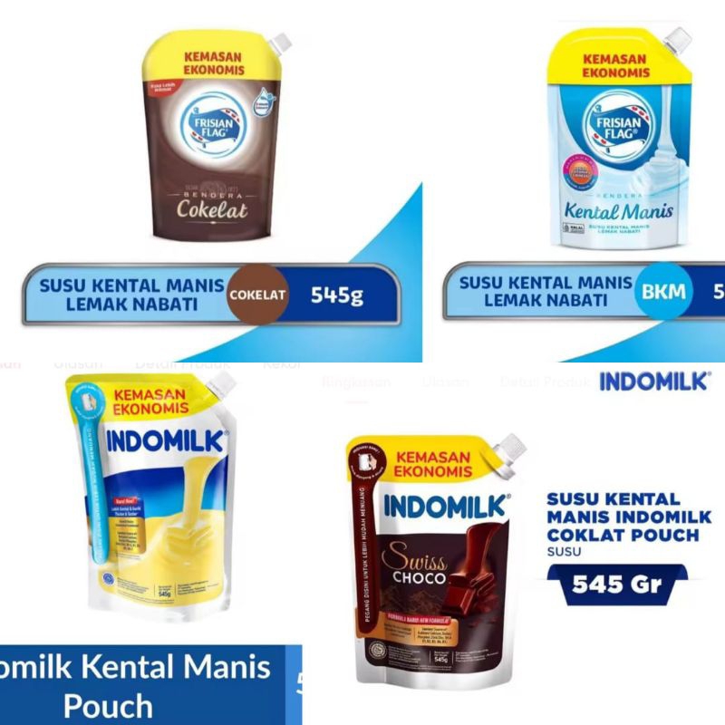 

Susu Kental Manis Refill Pouch Ekonomis (545 gr) EXP 2026