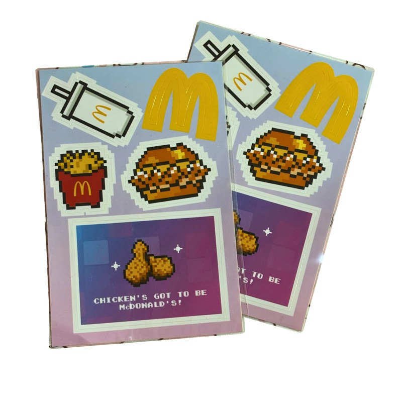 

NEW JEANS X MCD STICKER COLLAB