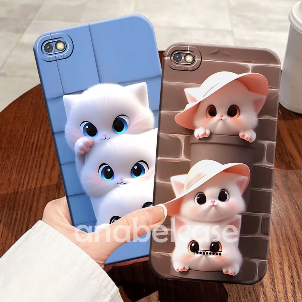 Softcase  REDMI 6A 6 5A 4A NOTE 6 5 5PRO 5A 5A PRIME Case Anak Kucing Lucu - Case Cute - Case Kucing