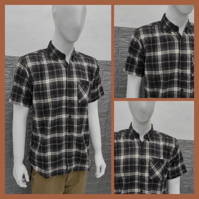 F2D size M-Xl KEMEJA PENDEK PRIA / KEMEJA PENDEK FLANEL PRIA / KEMEJA MODEL TERBARU / KEMEJA KOTAK P