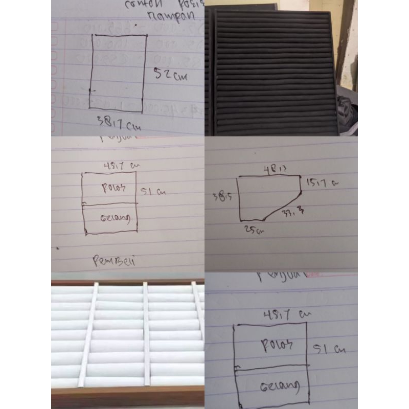 Nampan/baki tempat perhiasan untuk etalase toko mas