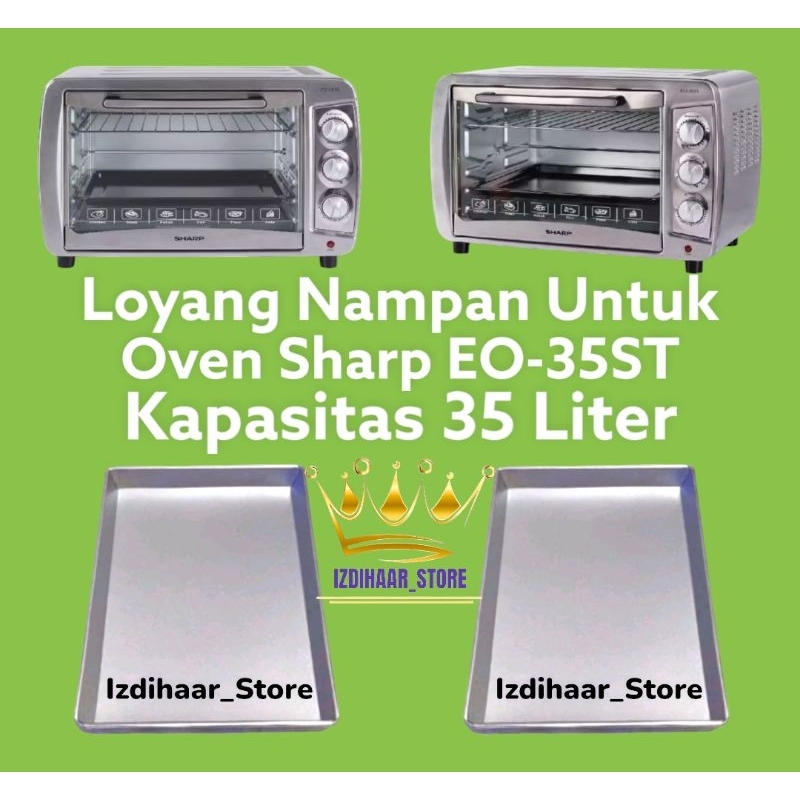 Loyang Tray Oven Kapasitas 35 Liter Oven SHARP EO 35ST / Oven SHARP EO-35ST / Loyang oven listrik / 