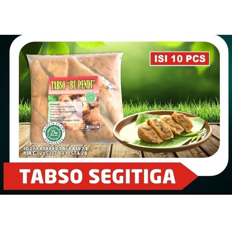 

Tabso 'Bu Pendi' Segitiga ISI 10pcs
