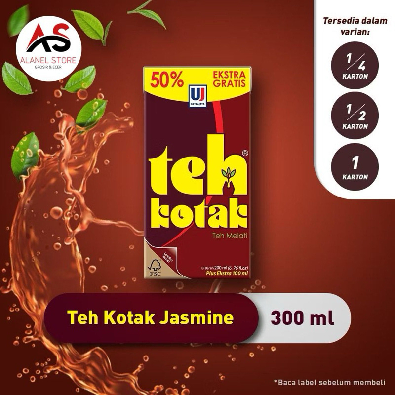 

Teh kotak Jasmine Reguler 300 ml