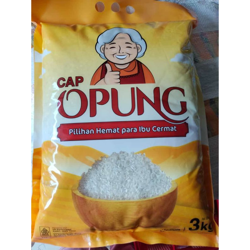

Beras cap Opung 3kg / 5kg Pilihan Hemat Ibu Cermat