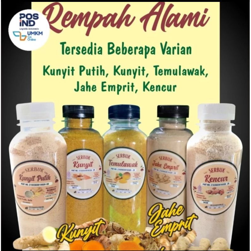 

Serbuk Rempah Alami Siap Seduh